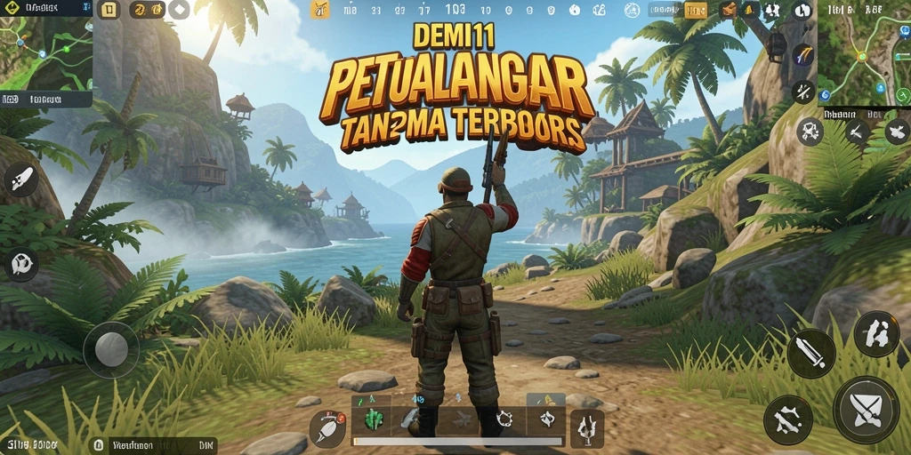 Tangkapan layar gameplay <strong>DEMI11</strong> yang menunjukkan dunia terbuka yang luas dan bebas untuk dijelajahi.