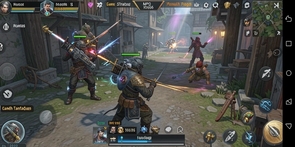 Screenshot utama MPO666 menampilkan pertempuran strategis yang seru.