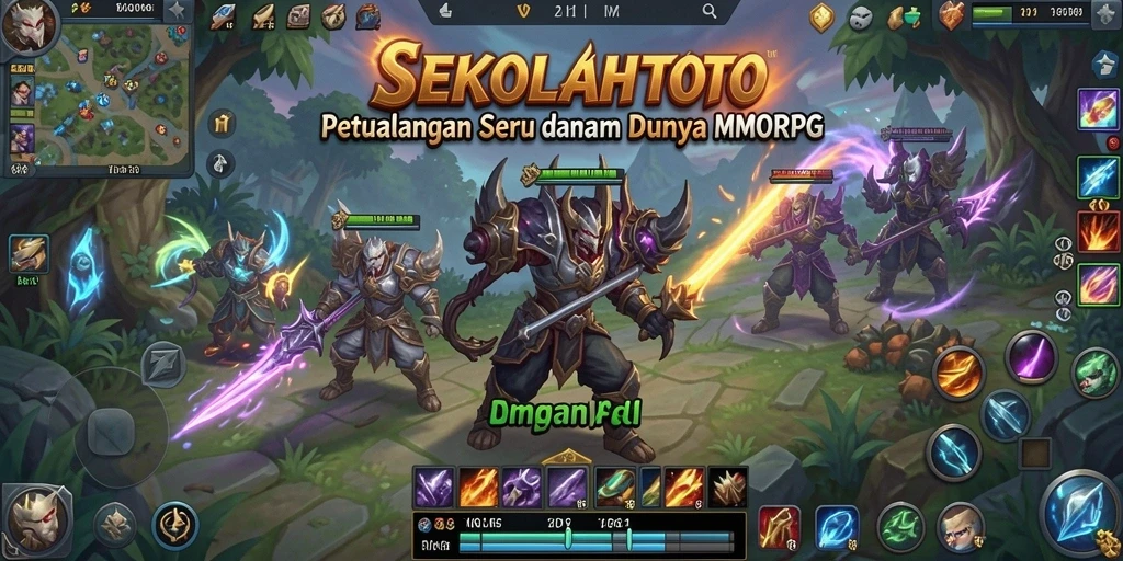 Gameplay menarik dari SEKOLAHTOTO dengan pertarungan yang dinamis.