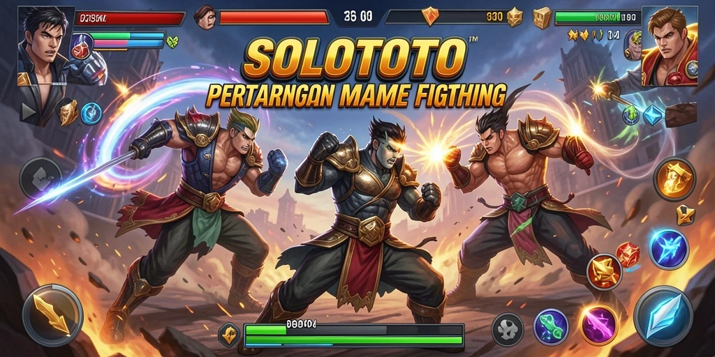 Tangkapan layar menunjukkan pertarungan seru di SOLOTOTO.
